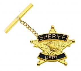 "SHERIFF DEPT." - 5 Point Star Tie Tac
